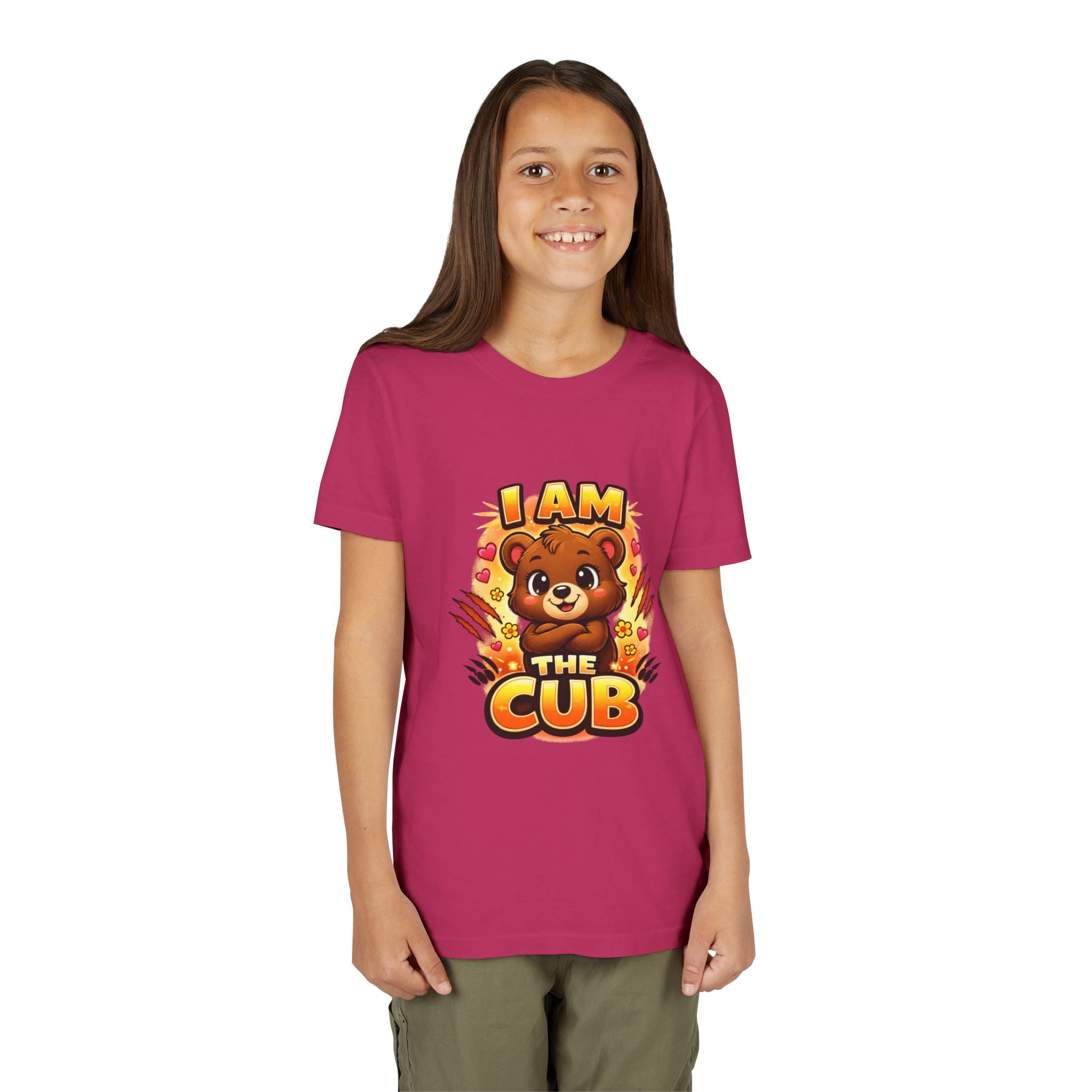 Youth Tee — "I Am the Bear" Mama Bear Matching Shirt