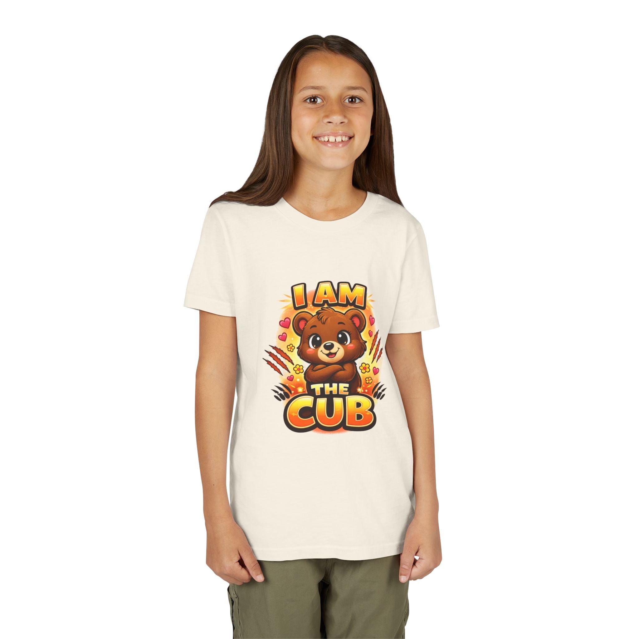 Youth Tee — "I Am the Bear" Mama Bear Matching Shirt