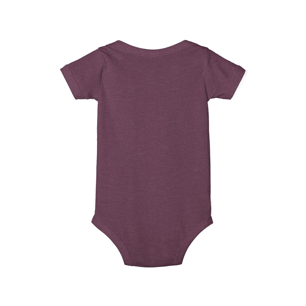 Infant Onesie — "You Are Loved" Woodland Bear Hugging Moon