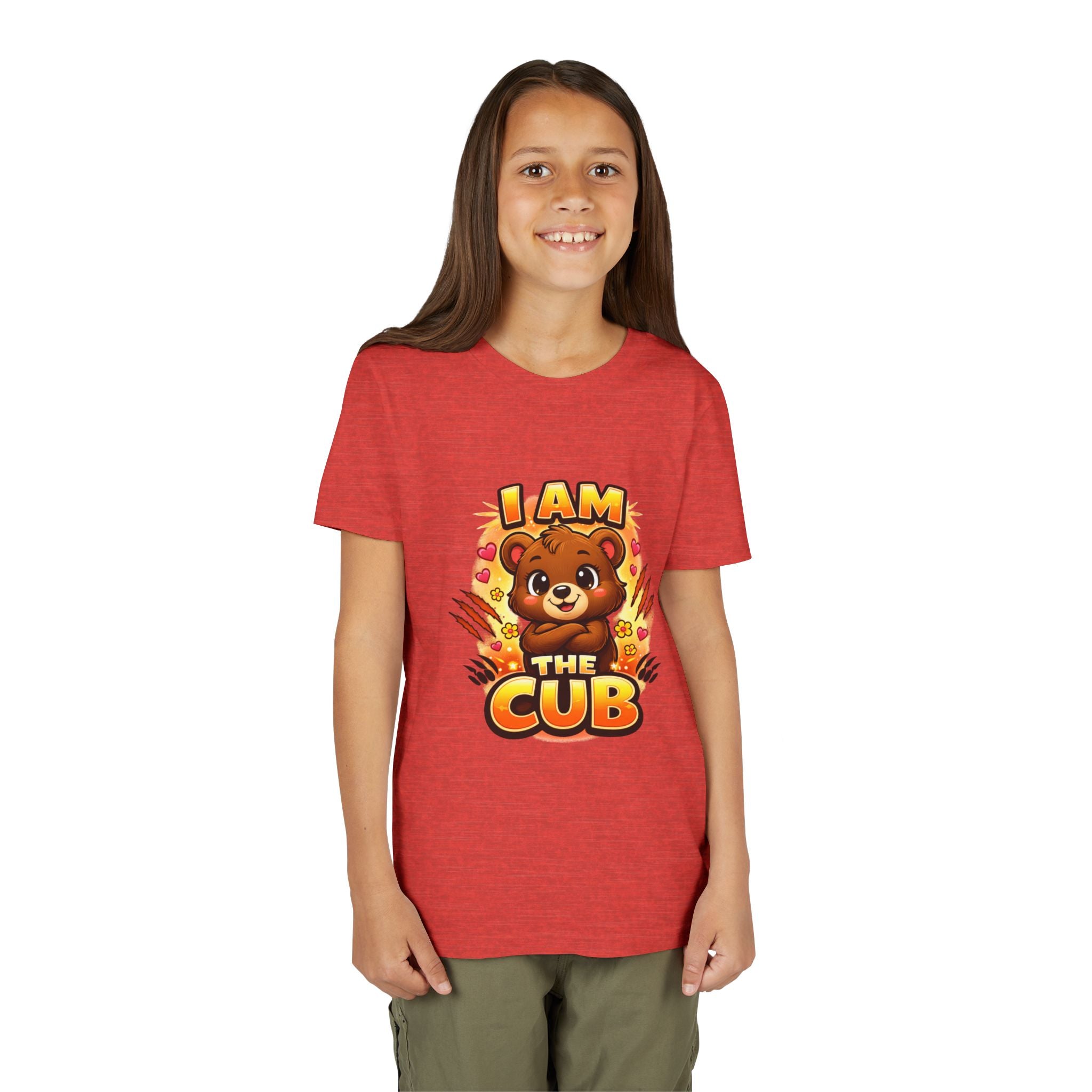 Youth Tee — "I Am the Bear" Mama Bear Matching Shirt