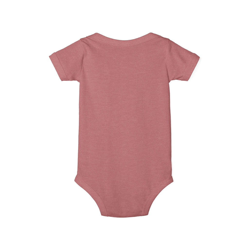 Infant Onesie — "You Are Loved" Woodland Bear Hugging Moon