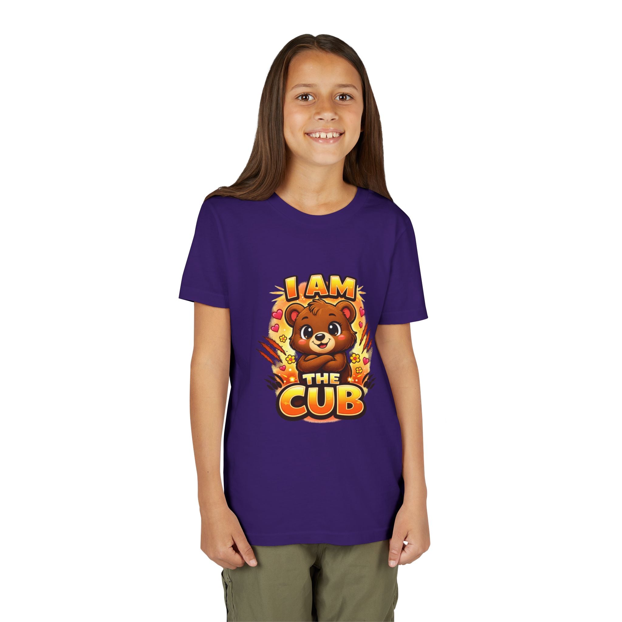 Youth Tee — "I Am the Bear" Mama Bear Matching Shirt