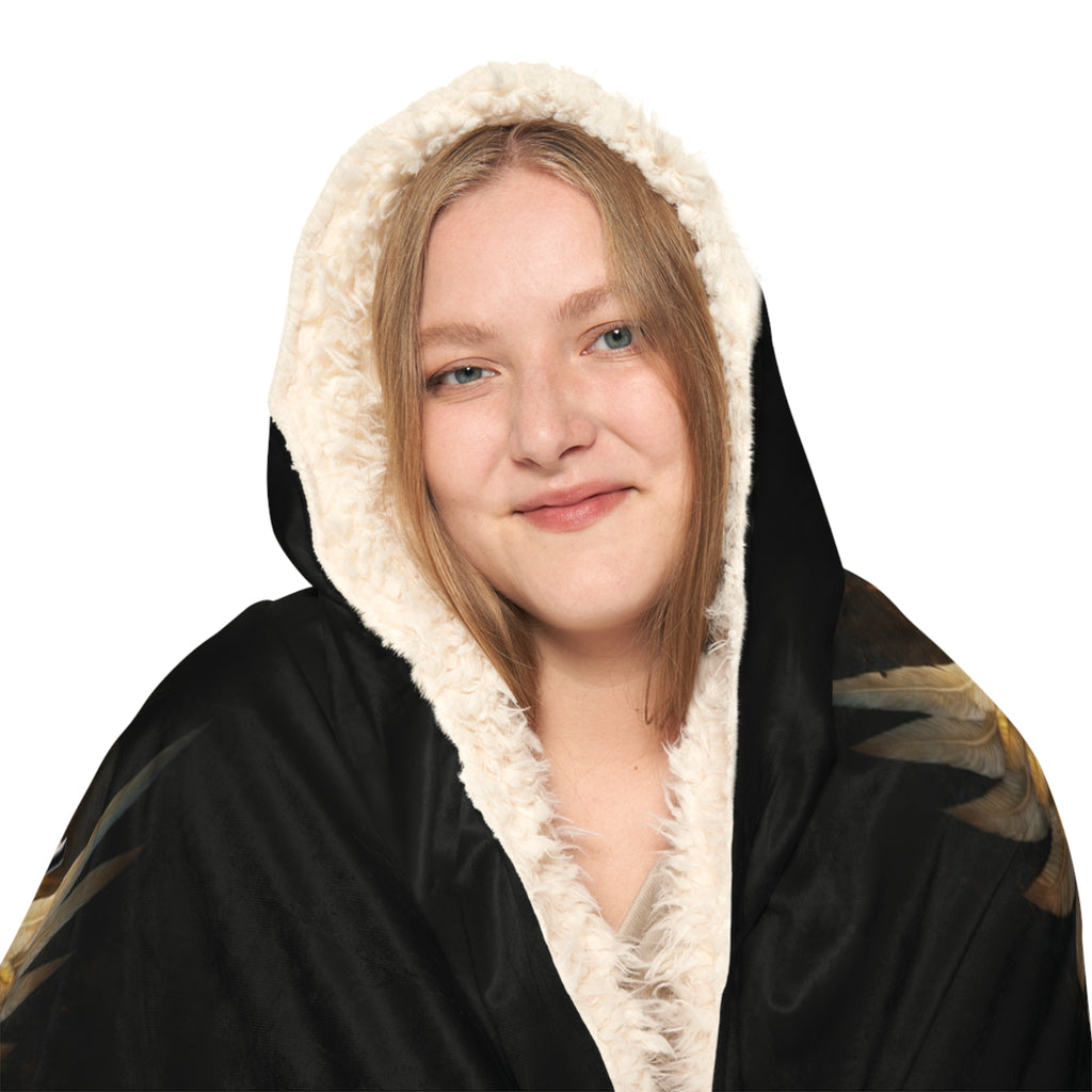 Blessed by God • Snuggle Blanket — Cross & Two Rifles Design