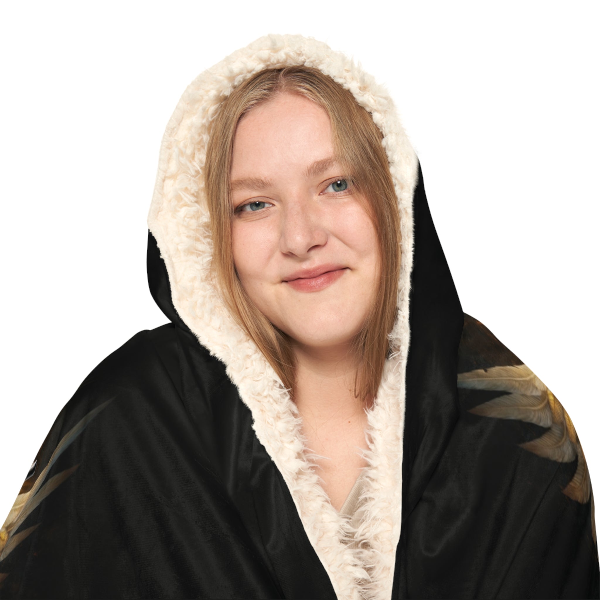 Blessed by God • Snuggle Blanket — Cross & Two Rifles Design