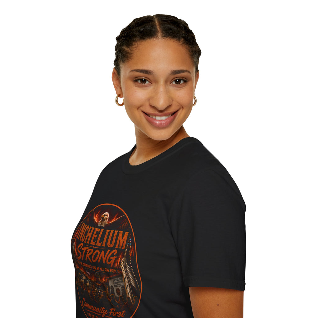 Inchelium Strong T-Shirt — Community First Tribal Pride Eagle Design