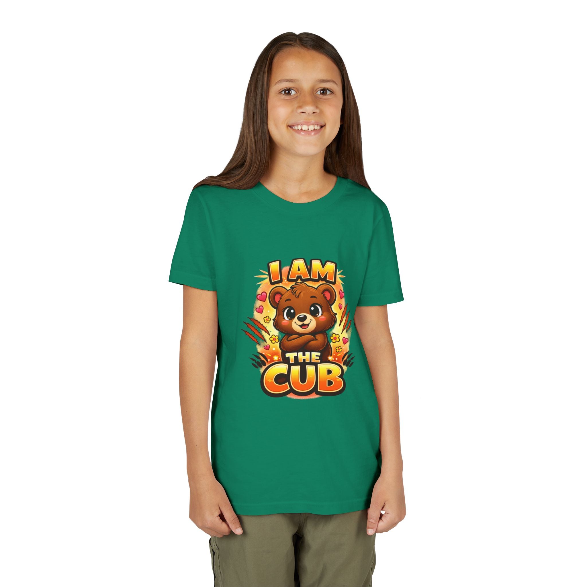 Youth Tee — "I Am the Bear" Mama Bear Matching Shirt
