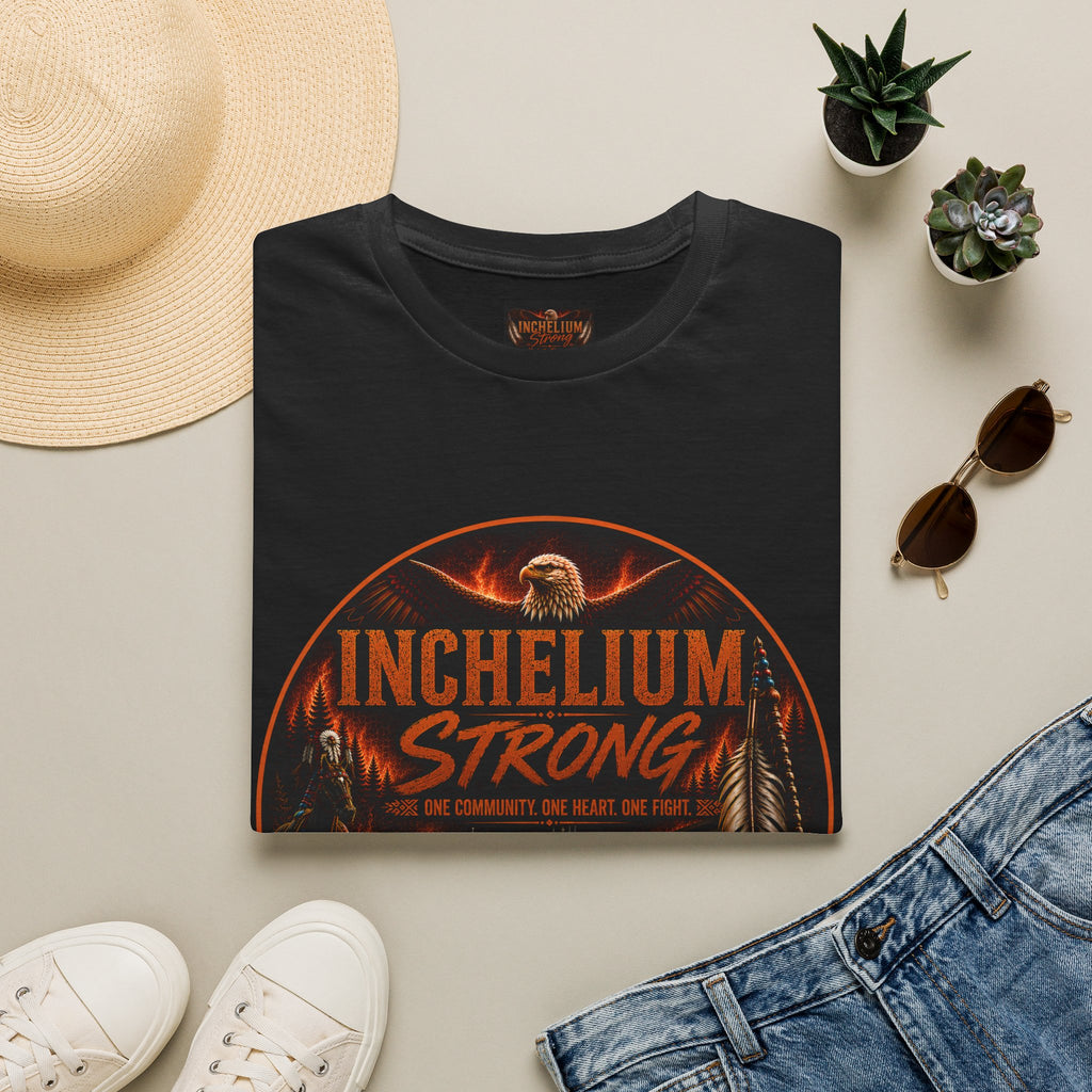 Inchelium Strong T-Shirt — Community First Tribal Pride Eagle Design