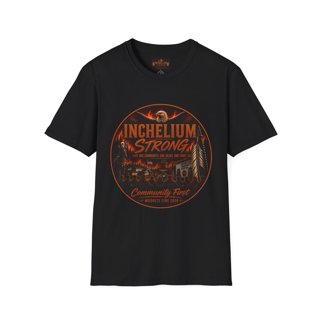Inchelium Strong T-Shirt — Community First Tribal Pride Eagle Design