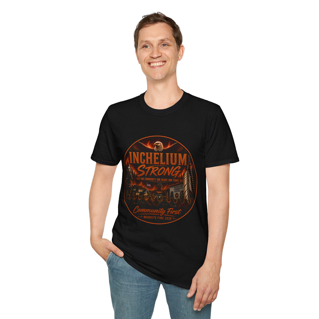 Inchelium Strong T-Shirt — Community First Tribal Pride Eagle Design