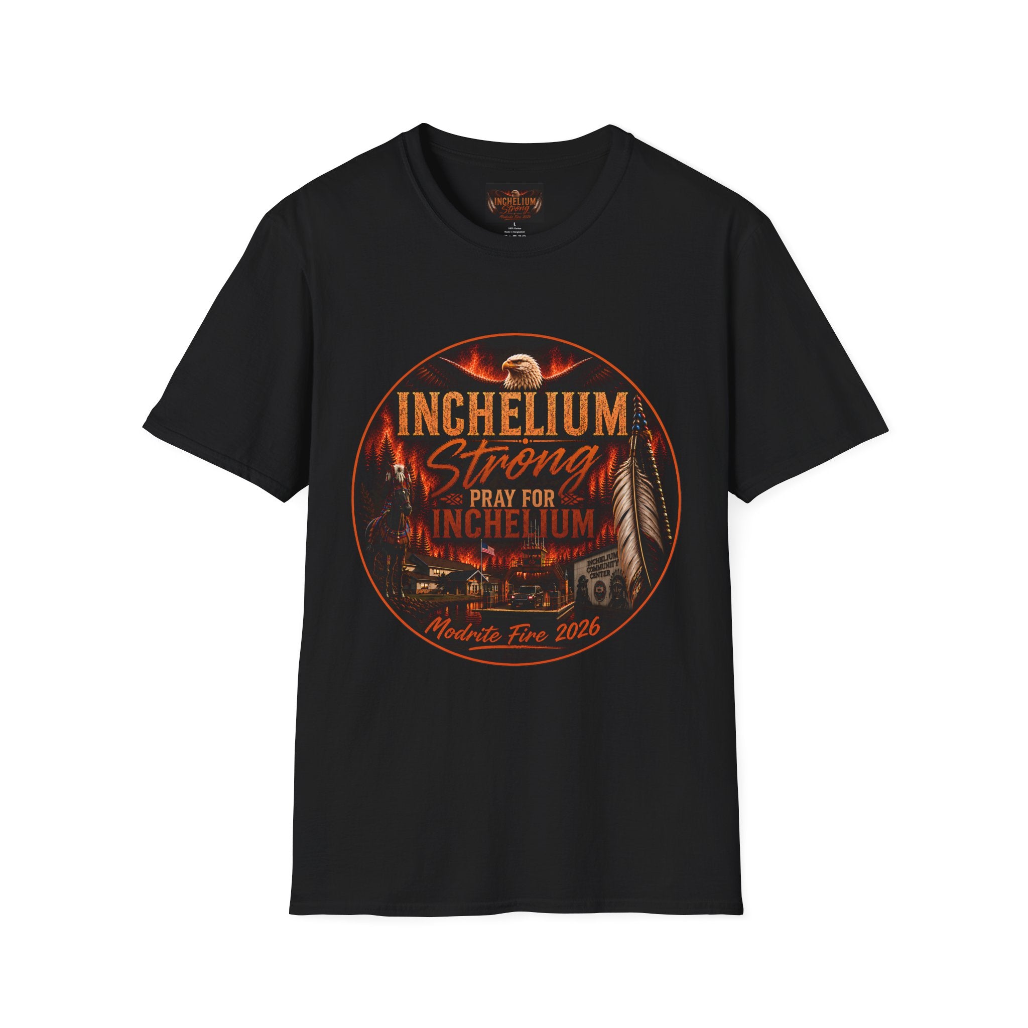 T-Shirt — Inchelium Strong Pray For Inchelium Eagles Fire Relief