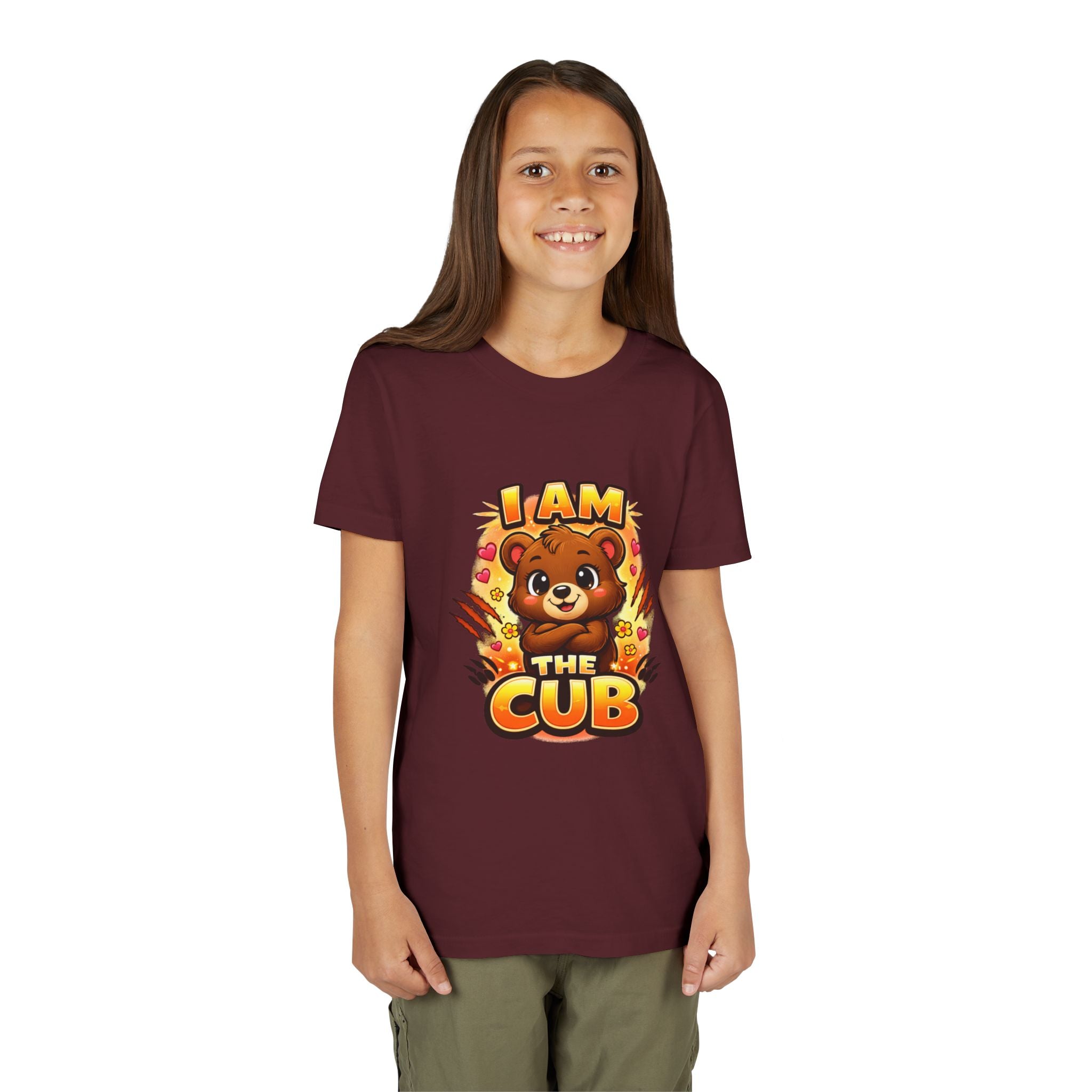 Youth Tee — "I Am the Bear" Mama Bear Matching Shirt