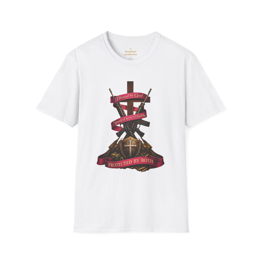 Blessed by God, Spoiled by My Daddy — Father Daughter T-Shirt