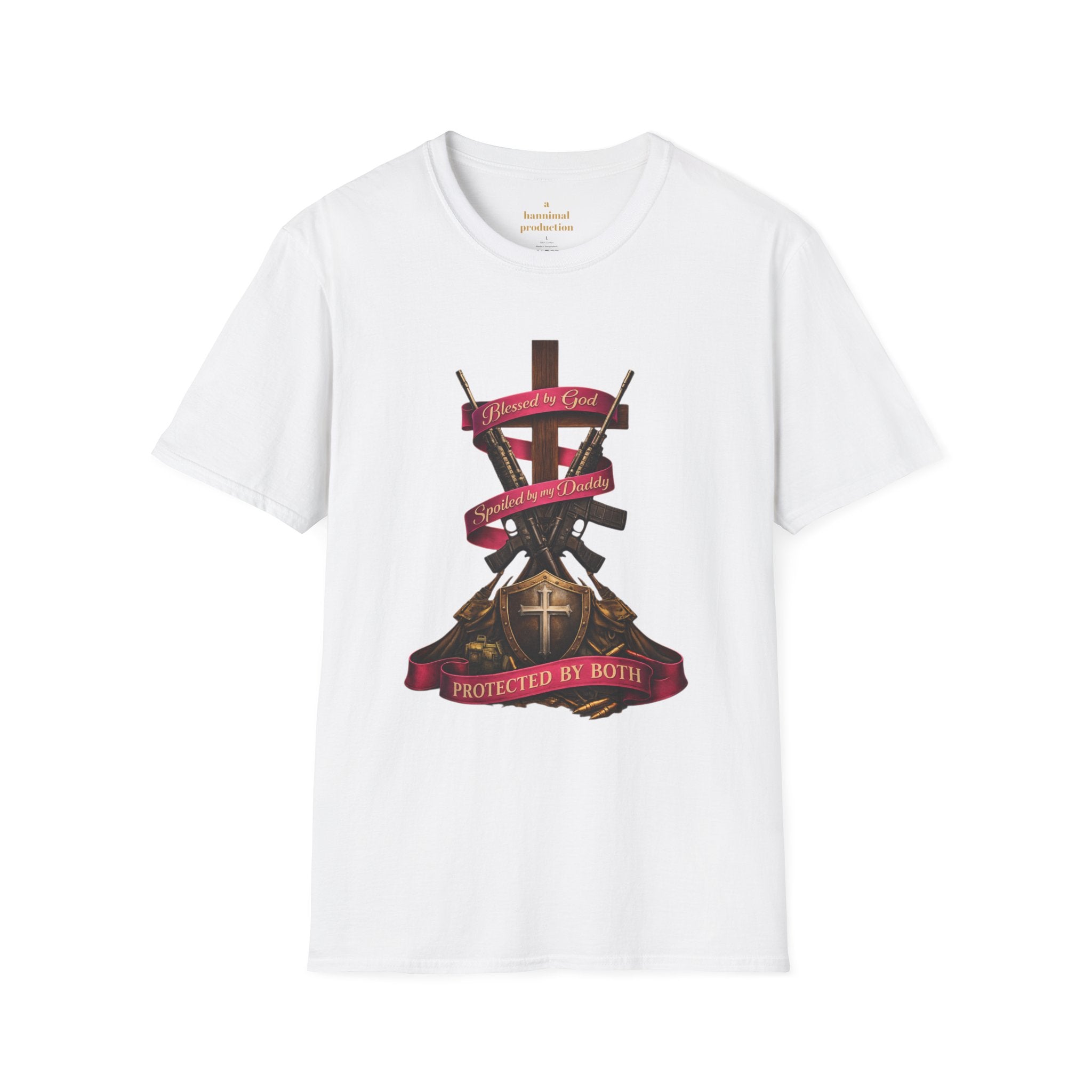 Blessed by God, Spoiled by My Daddy — Father Daughter T-Shirt