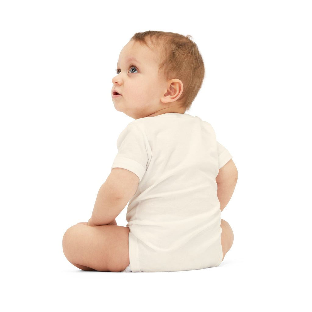 Infant Onesie — "You Are Loved" Woodland Bear Hugging Moon