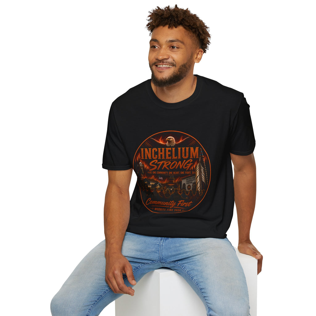 Inchelium Strong T-Shirt — Community First Tribal Pride Eagle Design