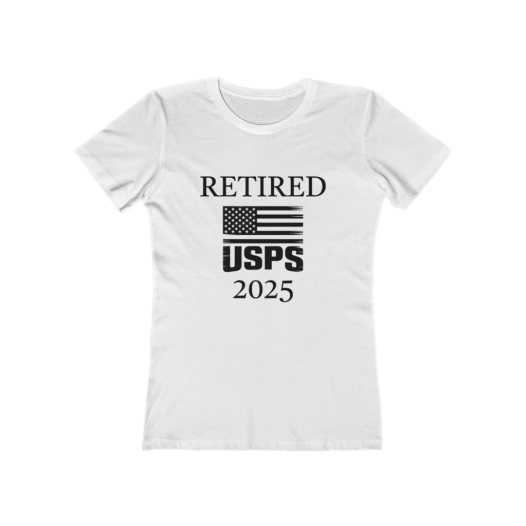 Retired USPS 2025 T-Shirt | Patriotic Flag Retirement Tee