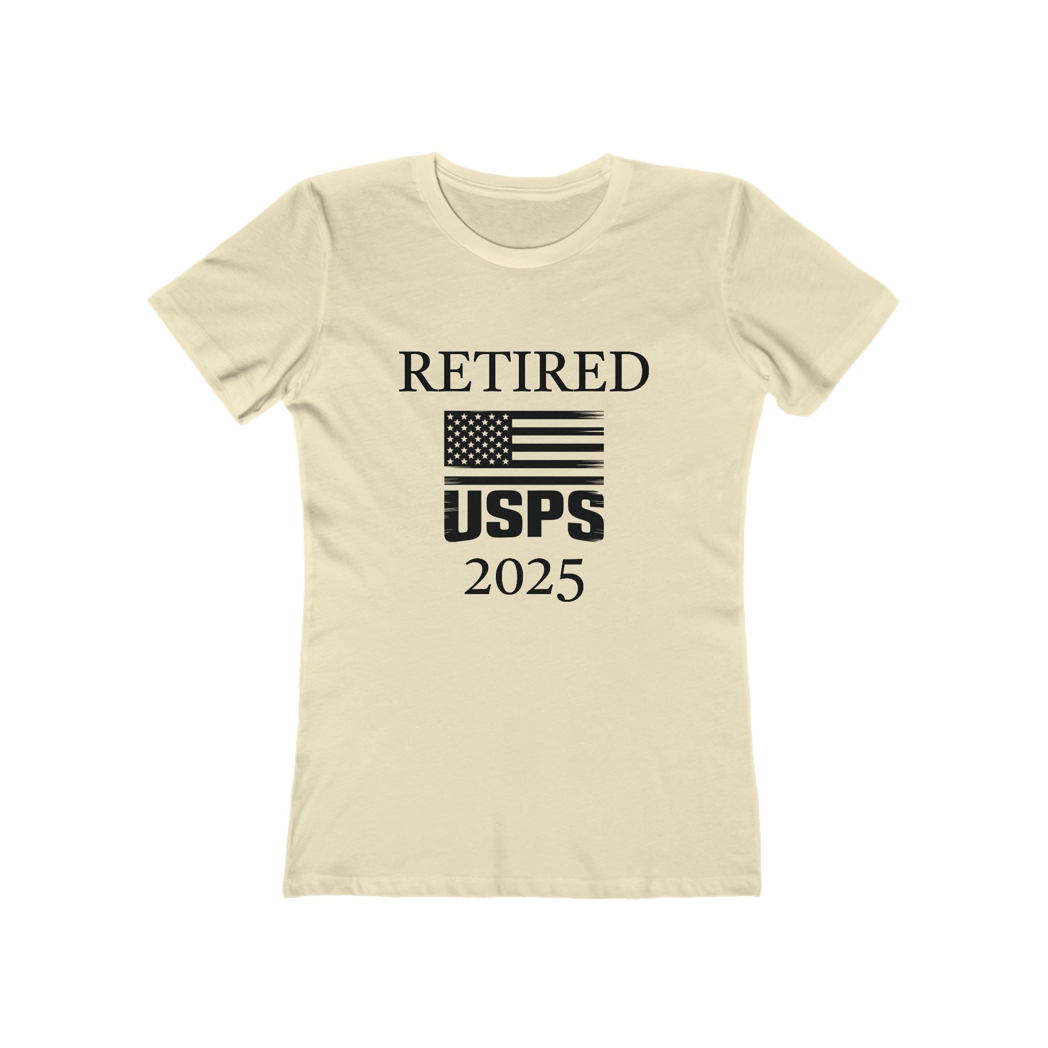Retired USPS 2025 T-Shirt | Patriotic Flag Retirement Tee
