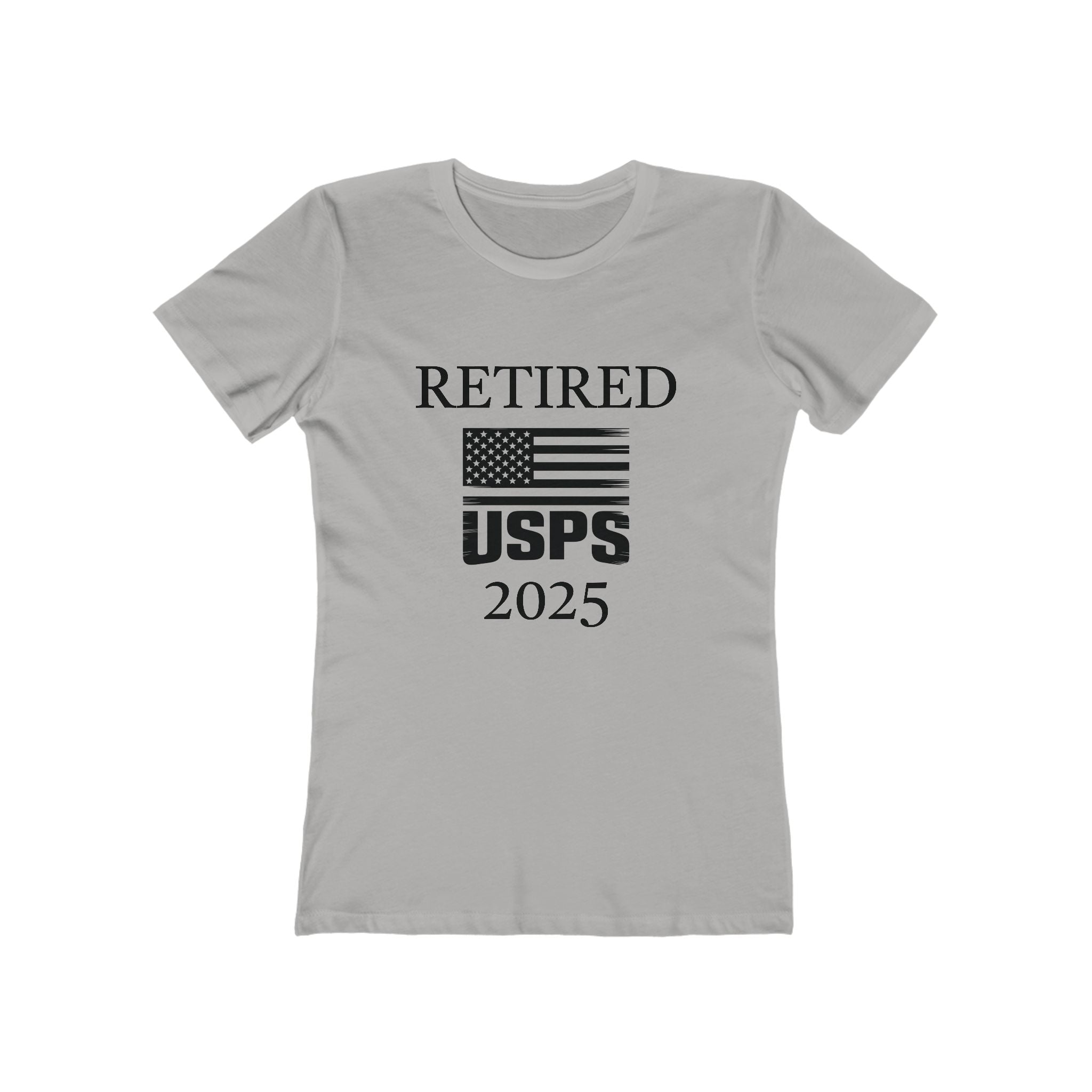 Retired USPS 2025 T-Shirt | Patriotic Flag Retirement Tee
