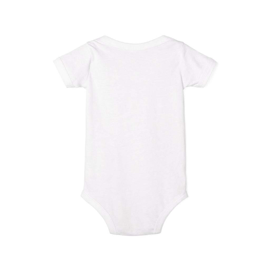 Infant Onesie — "You Are Loved" Woodland Bear Hugging Moon