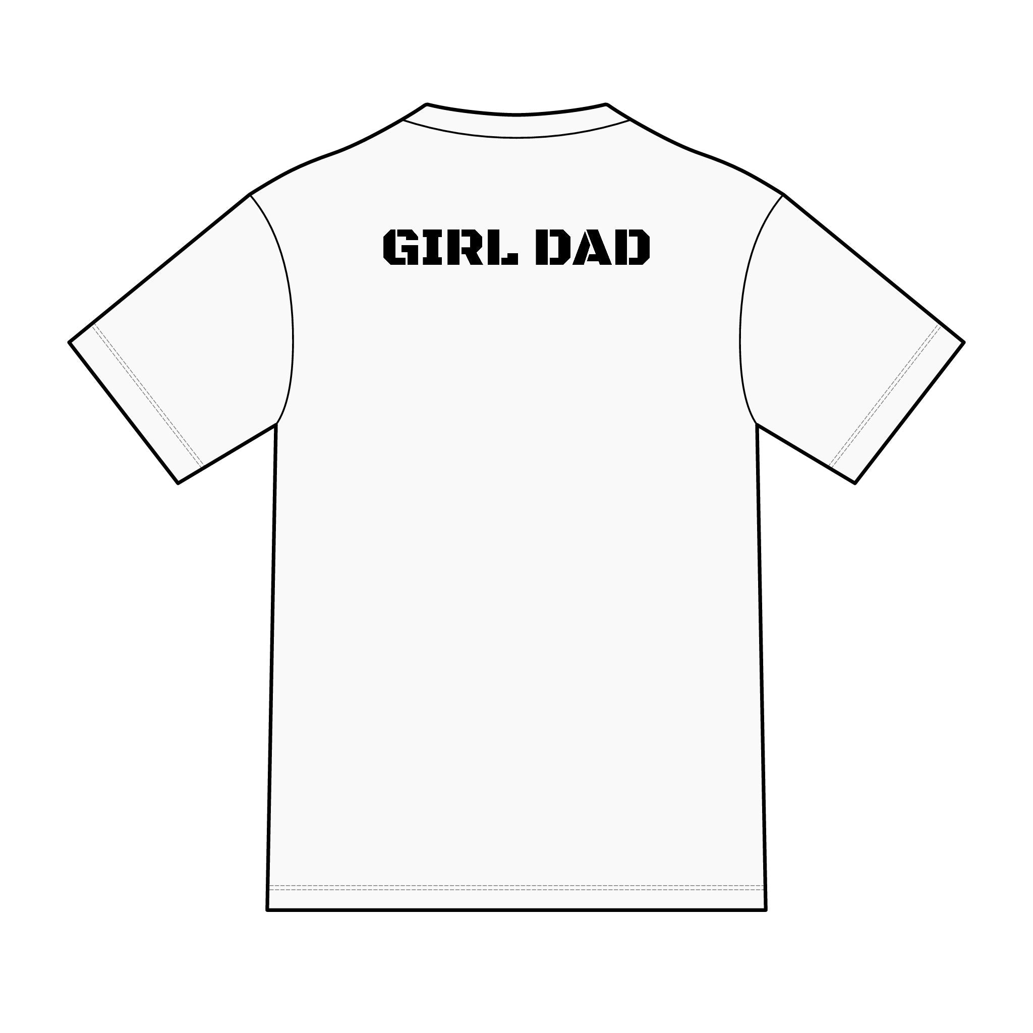 Girl Dad T-Shirt — "Ready to Protect His Daughter for Life" Proud Father Tee