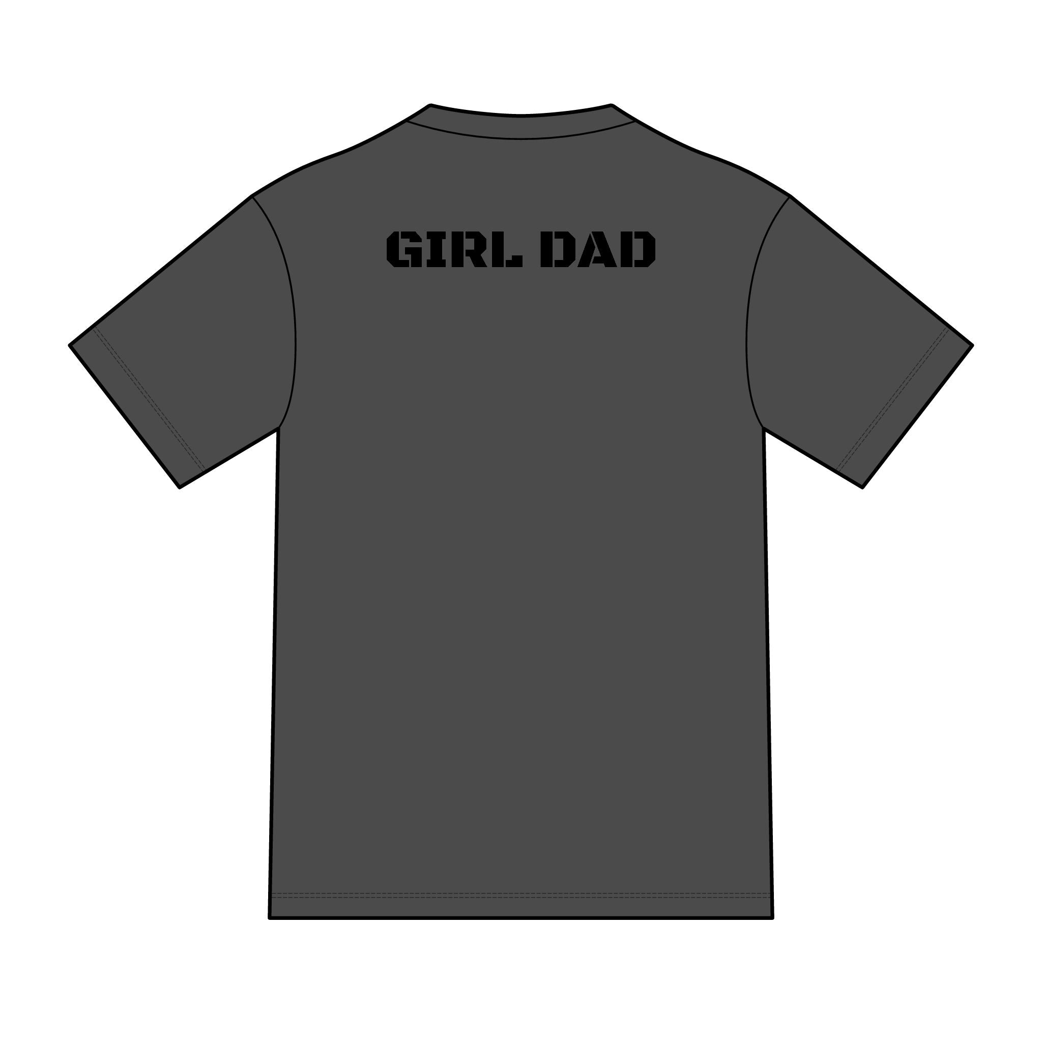 Girl Dad T-Shirt — "Ready to Protect His Daughter for Life" Proud Father Tee