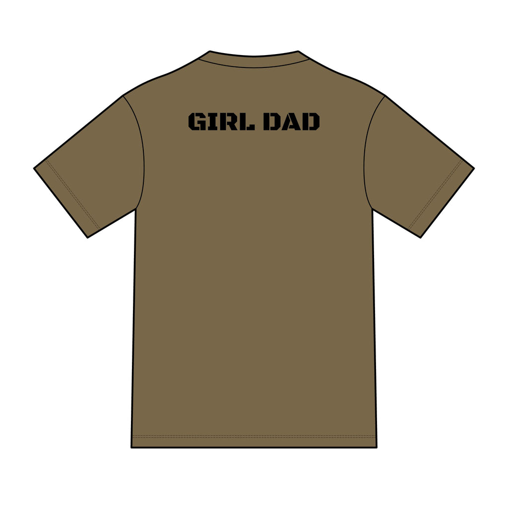 Girl Dad T-Shirt — "Ready to Protect His Daughter for Life" Proud Father Tee