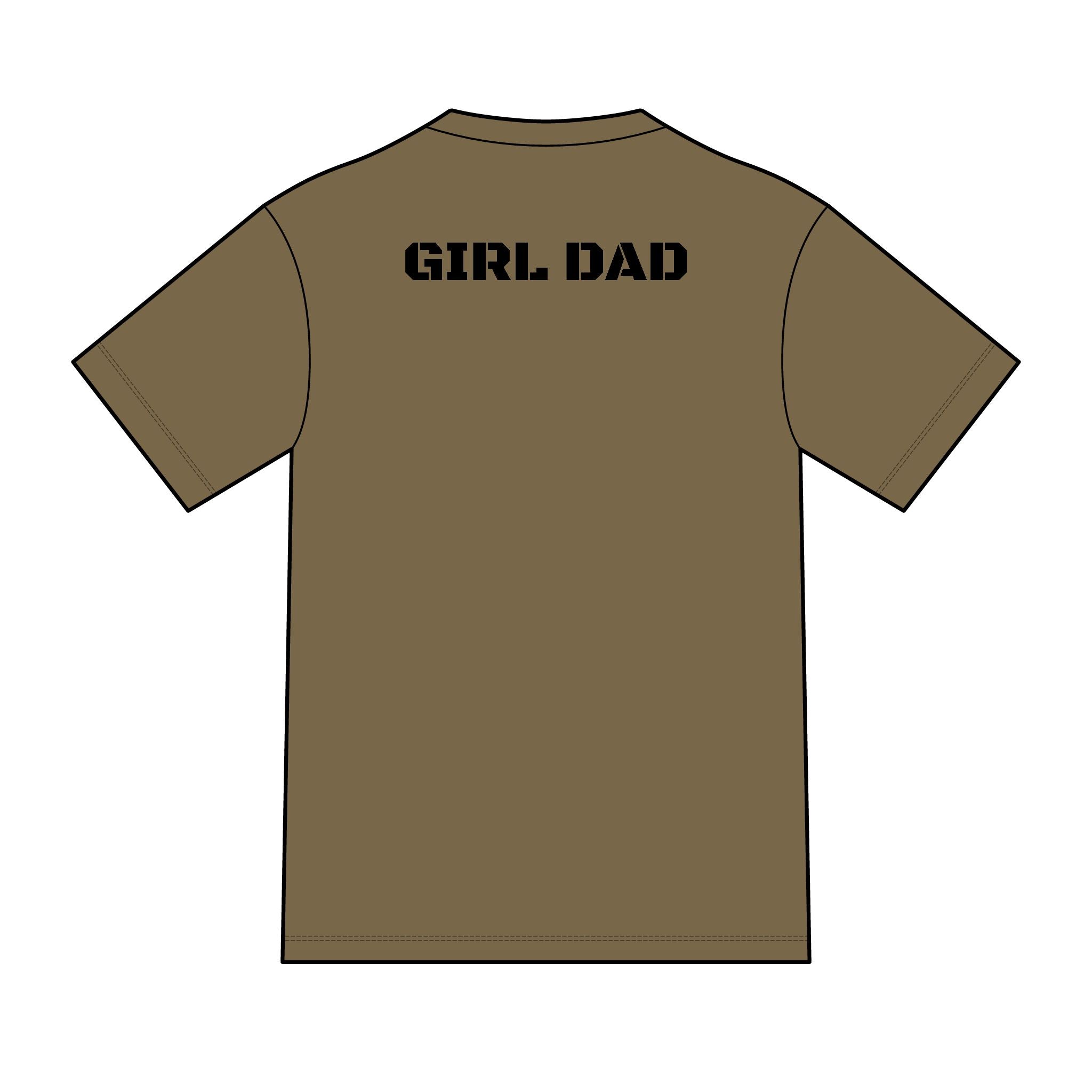 Girl Dad T-Shirt — "Ready to Protect His Daughter for Life" Proud Father Tee