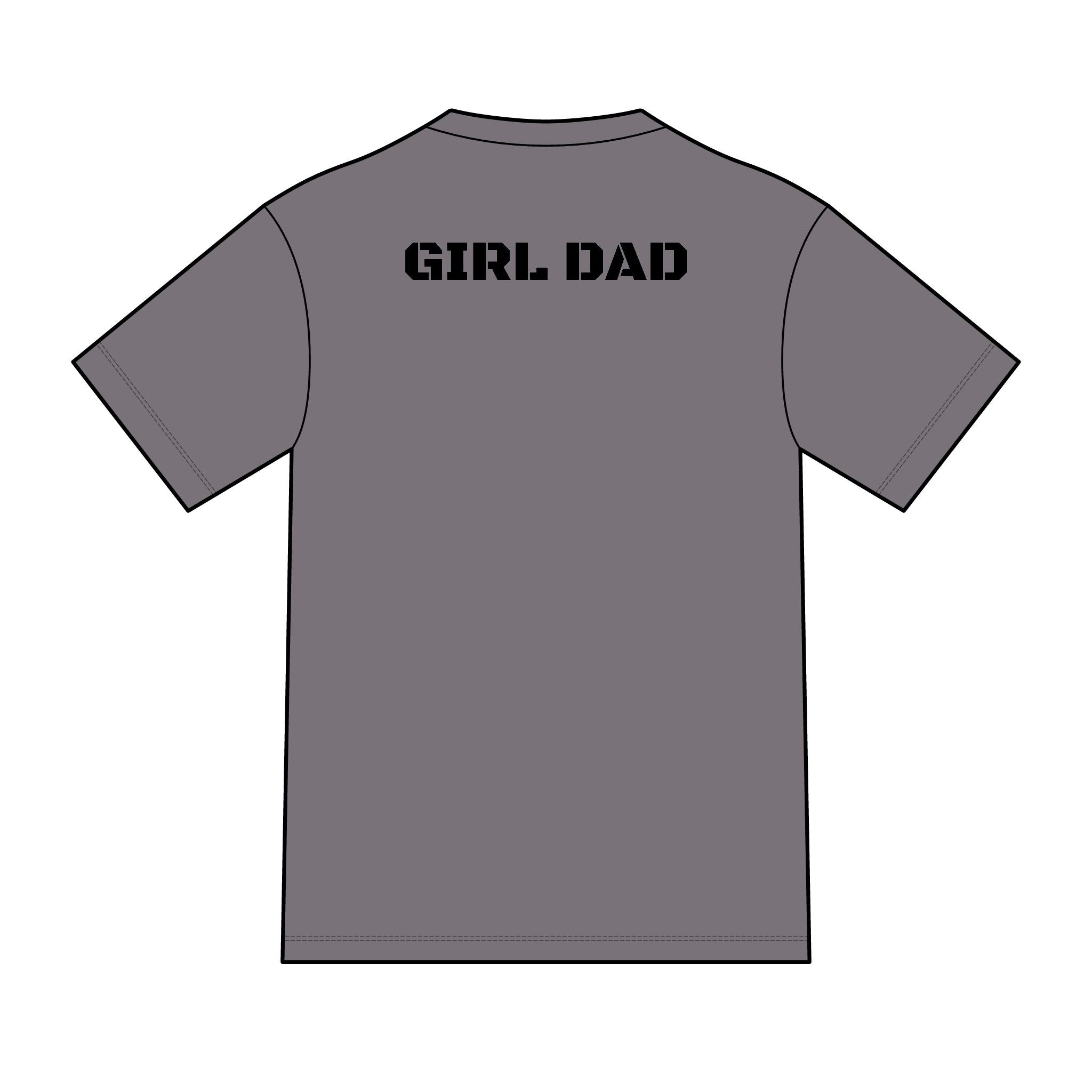 Girl Dad T-Shirt — "Ready to Protect His Daughter for Life" Proud Father Tee