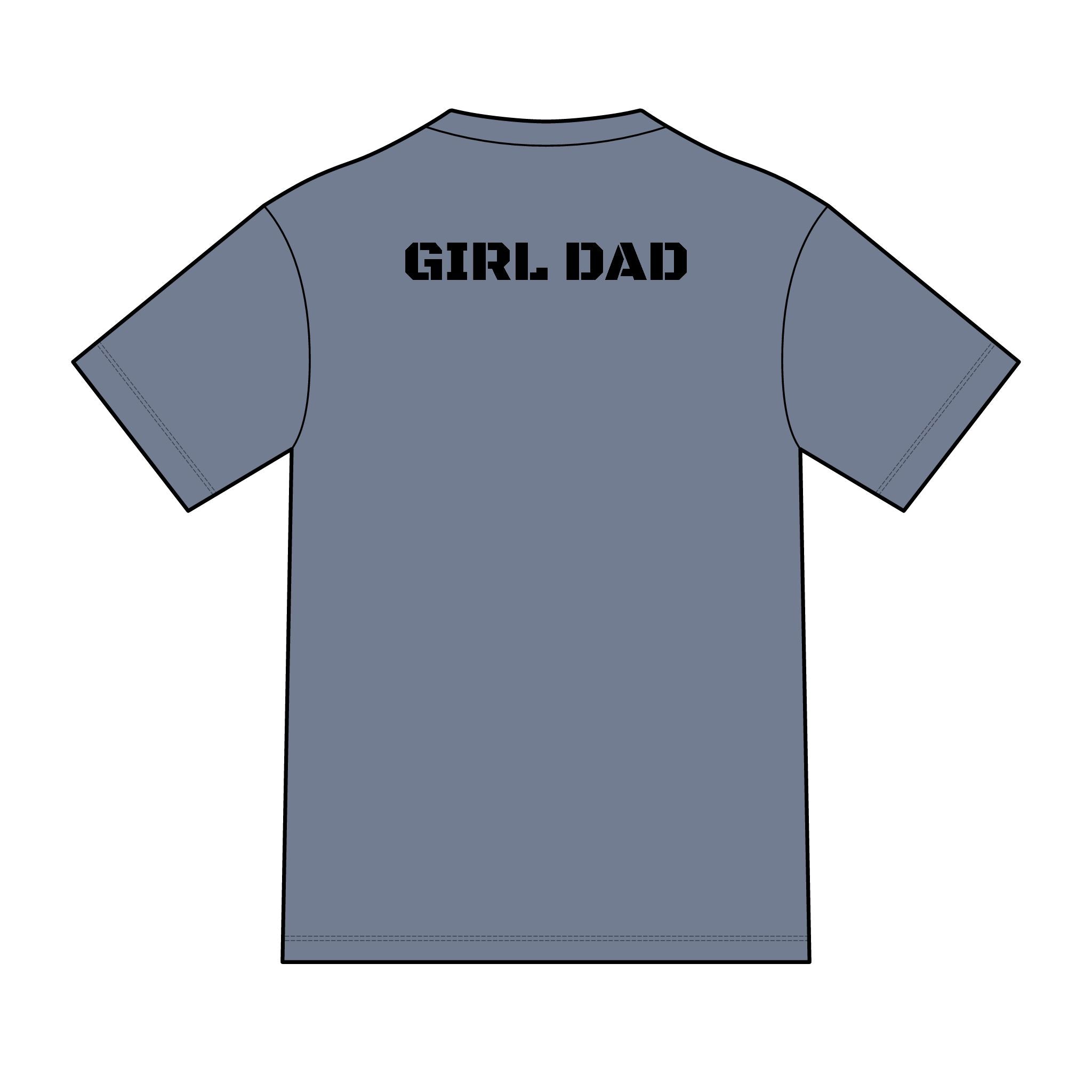 Girl Dad T-Shirt — "Ready to Protect His Daughter for Life" Proud Father Tee