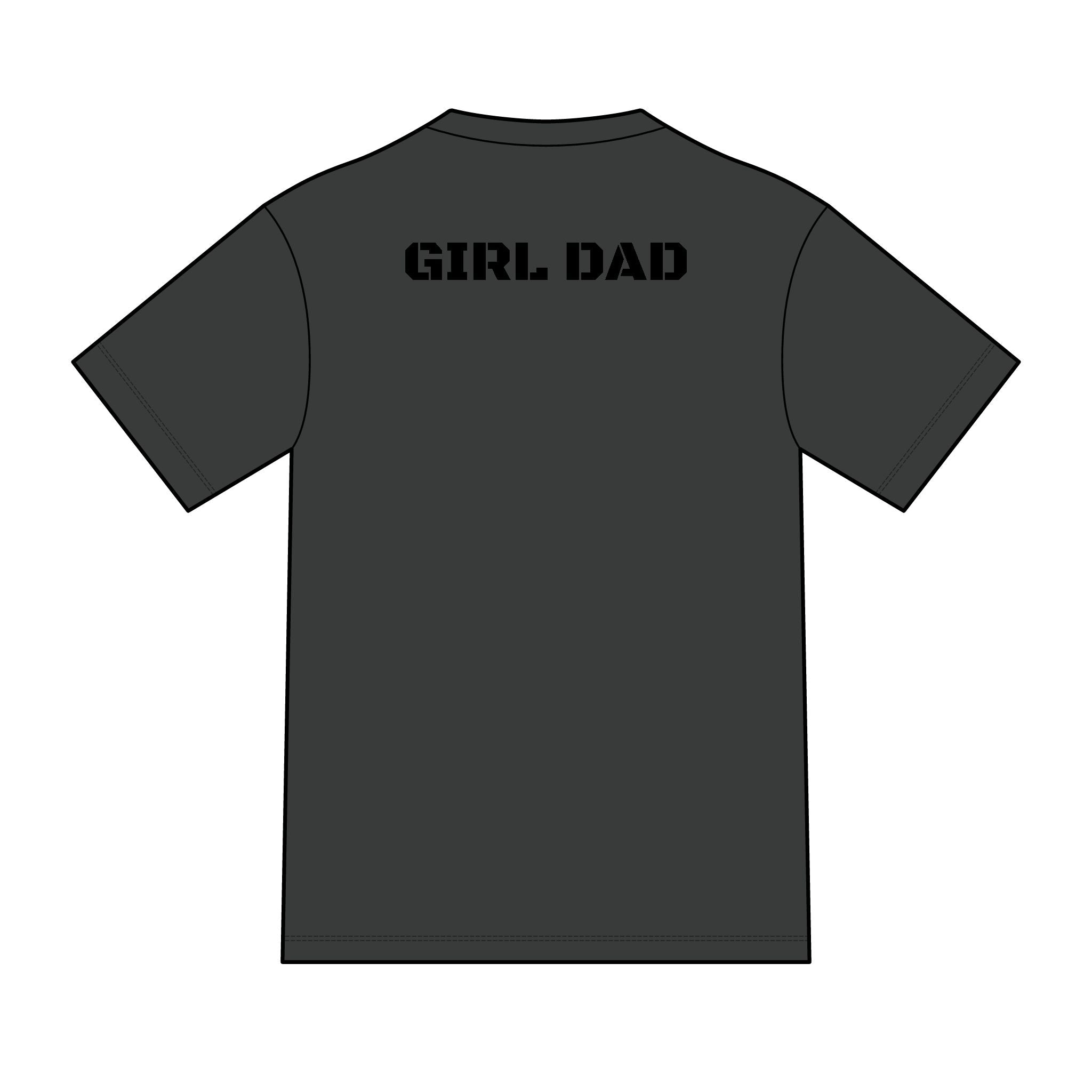 Girl Dad T-Shirt — "Ready to Protect His Daughter for Life" Proud Father Tee