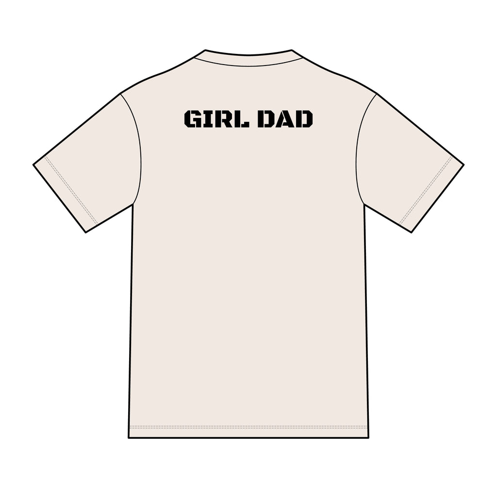 Girl Dad T-Shirt — "Ready to Protect His Daughter for Life" Proud Father Tee