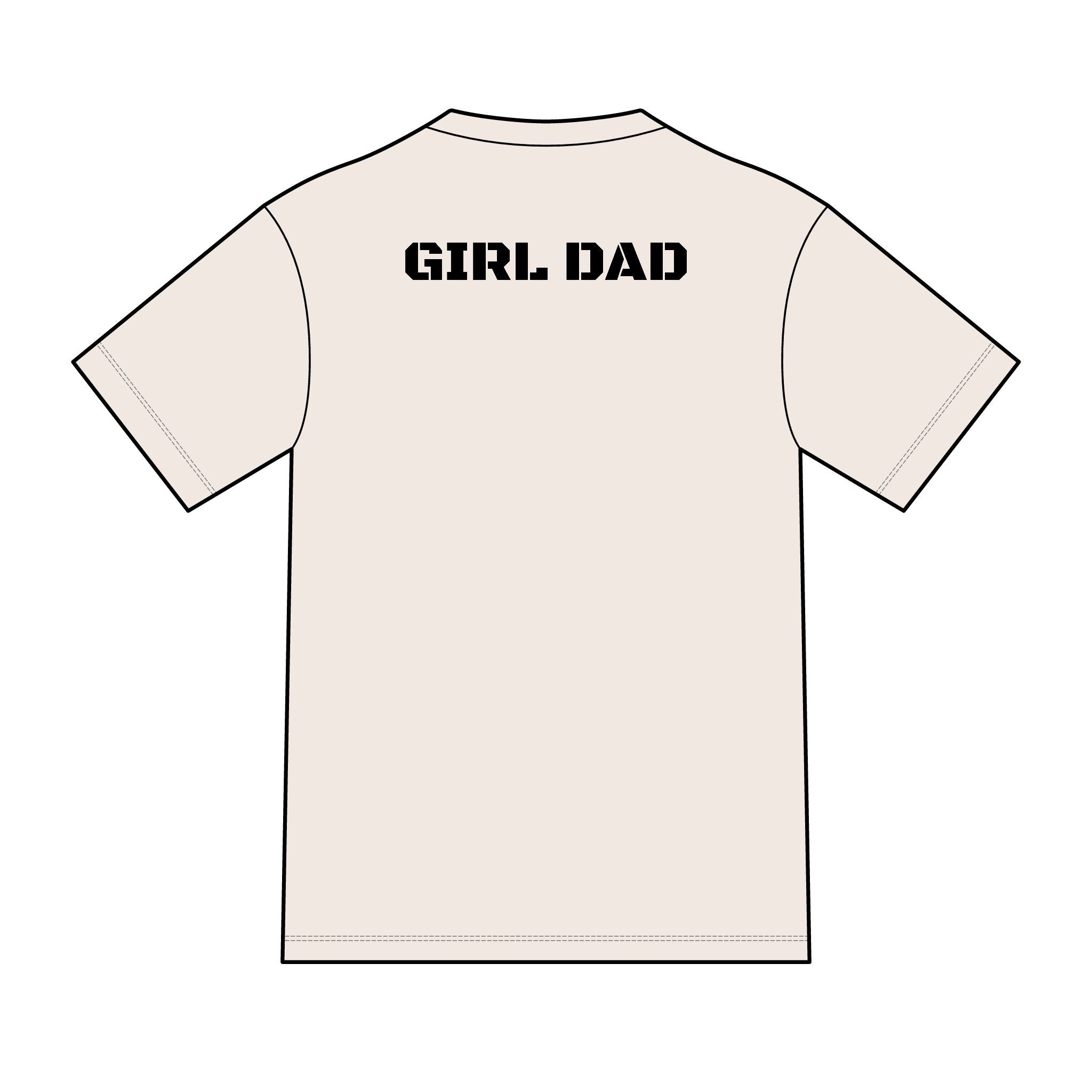 Girl Dad T-Shirt — "Ready to Protect His Daughter for Life" Proud Father Tee