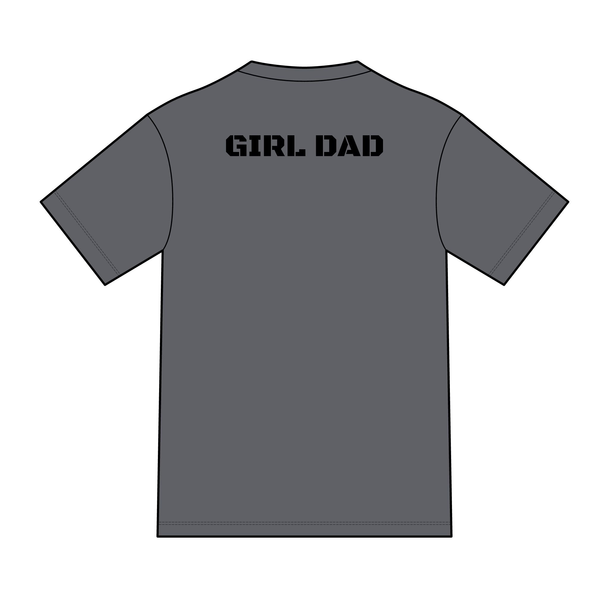Girl Dad T-Shirt — "Ready to Protect His Daughter for Life" Proud Father Tee