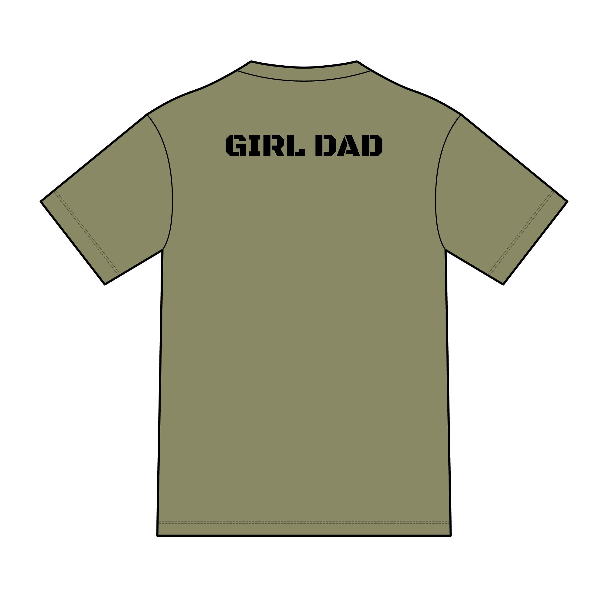 Girl Dad T-Shirt — "Ready to Protect His Daughter for Life" Proud Father Tee